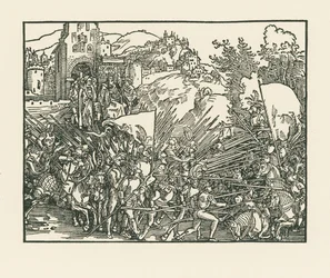 Holofernes vecht tegen de Joden