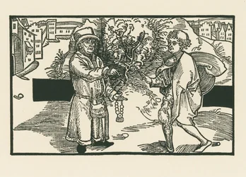 Laches en Parmeno, ca.1492-93 (houtsnede)
