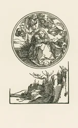 Madonna in een cirkel, ca. 1514 (houtsnede)