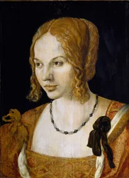 Portret van een jonge Venetiaanse vrouw