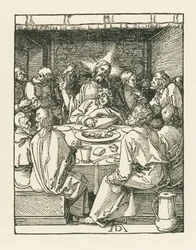 Het laatste avondmaal, ca. 1508-09 (houtsnede)