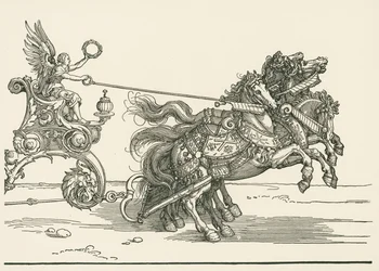 De kleine triomfwagen of het Bourgondische huwelijk