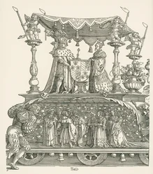 De kleine triomfwagen of het Bourgondische huwelijk