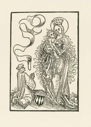Maria aanbeden door Albrecht von Bonstetten