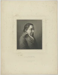 Portret van Johann Gottlieb Fichte 1762-1814