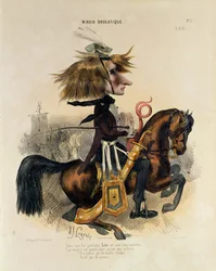 Karikatuur van Franz Liszt