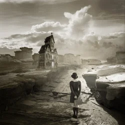 Reis naar het verlaten huis