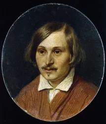 Portret van de schrijver Nikolai Gogol