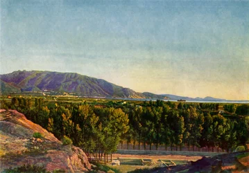 Uitzicht op Castellamare vanuit Pompeii, 1846, 1965