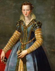 Duits: Maria de´ Medici Portret van een dame, traditioneel geïdentificeerd als Maria de