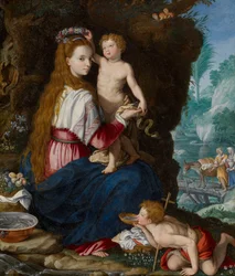 Madonna met het Kind en de heilige Johannes de Doper