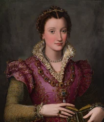 Portret van een dame, waarschijnlijk Camilla Martelli de’Medici