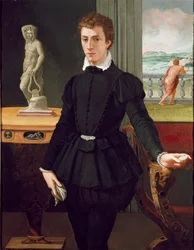 Portret van een jonge man, na 1560