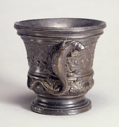 Mortier met Handvat in de Vorm van een Hagedis, c.1500