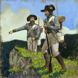 Oostenrijkse pioniers in perlustratie, circa 1809, 2018