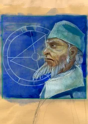 Portret van Michel de Notre Dame (Nostradamus)