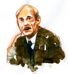 Portret van de schrijver Paul Valery