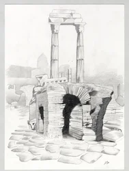 Ruïnes uit de Romeinse tijd in Rome, Forum (foro romano)