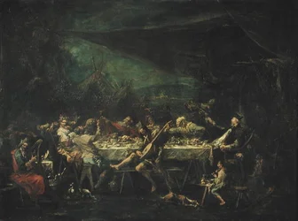 Boheems huwelijksbanket, c.1730-35