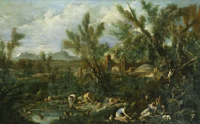 Landschap met Afwassers