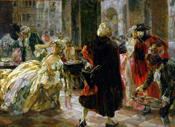 Het Café Florian in de 18e eeuw