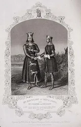 Mr Macready als King John en Mr Cooper als Hubert, Act III Scene 3 van 