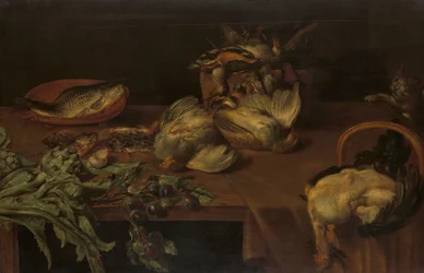 Stilleven met wild gevogelte