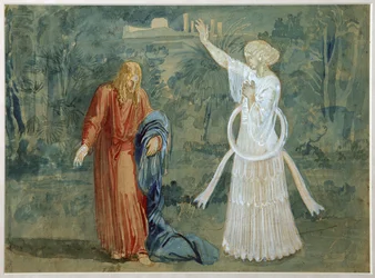 Christus in Gethsemane, Eind 1840s