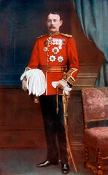 Luitenant-generaal Sir Archibald Hunter, bevelhebber van de 10e divisie, Zuid-Afrika, 1902