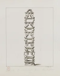 Gesneden ornament uit Otaheite, uit 