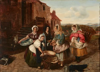 Vissersvrouwen uit East Lothian