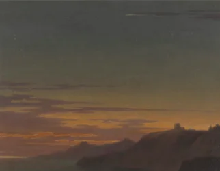 Einde van de dag: Zonsondergang aan de kust