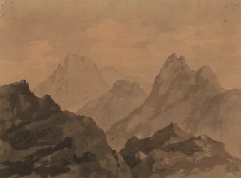 Bergtoppen (Een Bergstudie)