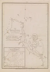 Plan van de haven van de Seychellen, late 18e tot vroege 19e eeuw