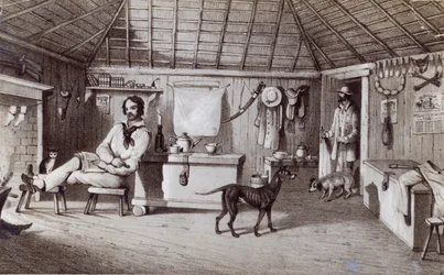 Het eerste huis van de squatter, c.1847