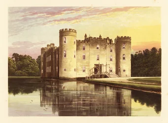 Shirburn Castle., Oxfordshire, Engeland.,1880