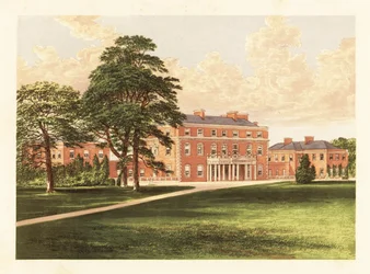 Trafalgar House, Wiltshire, Engeland, 1880 (gravure)