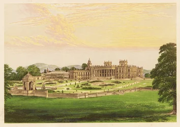 Witley Court, Worcestershire, Engeland. 1880 (gravure)