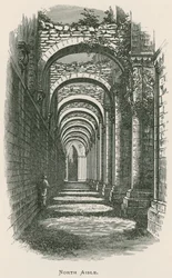 Fountains Abbey, noordelijke zijbeuk