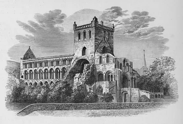 Vanuit het zuidoosten, Jedburgh Abbey, ca. 1880, 1897