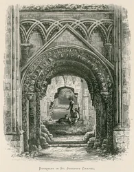 Glastonbury Abbey, Deur in St. Joseph
