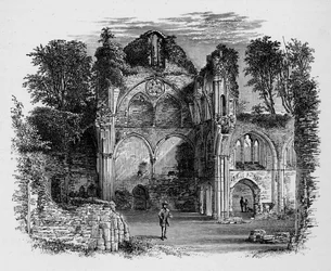 Zuid Transept, Netley Abbey, c1880, 1897