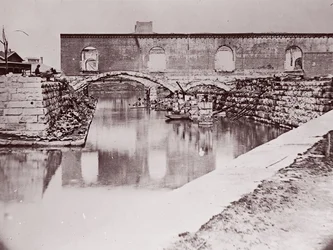Ruïnes bij Canal Basin, Richmond, 1865