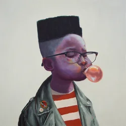 Retro Boy Bubblegum-bellenblaas