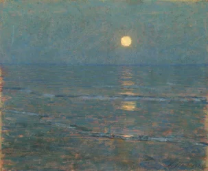 Maanlicht, c.1892 (pastel op papier op karton))