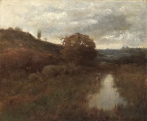 Herfst Landschap en Zwembad