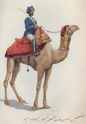 Een kamelen-sowar van de 10e Bengaalse lansiers, ca. 1880 1905