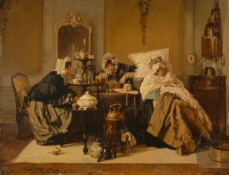 De zieke vrouw, 1866