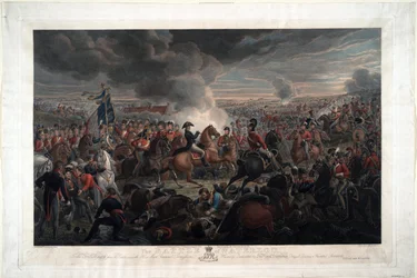 De slag bij Waterloo
