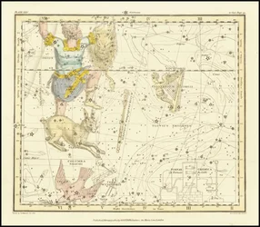 1822 - Alexander Jamieson - Orion, Psaltriem Georgii, Sceptrum Brandenburgium, Lepus en Columba Noachi